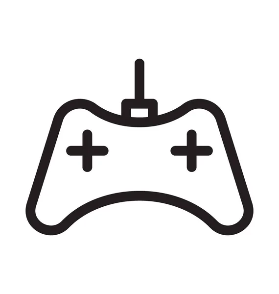 Gamepad Vektor Umriss Symbol — Stockvektor