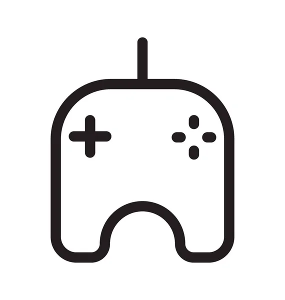 Gamepad Vektor Umriss Symbol — Stockvektor