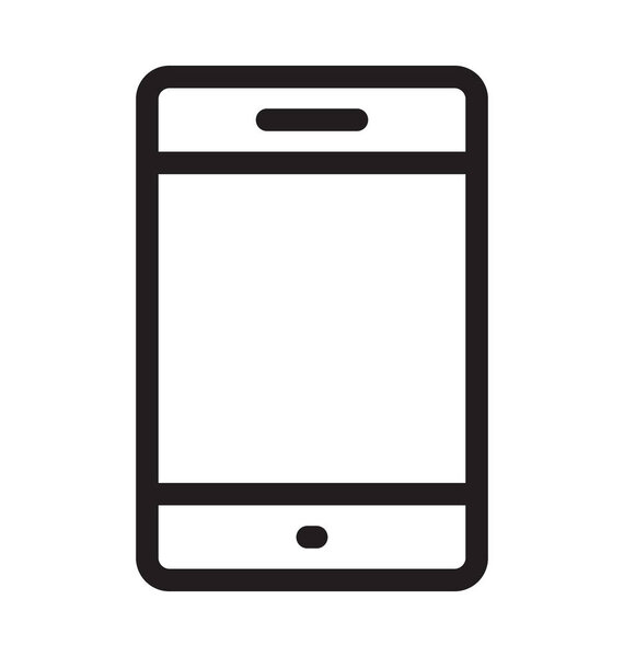 Mobile Vector Outline Icon