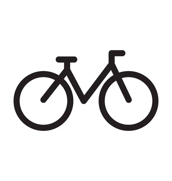 Cycle Vector Outline Icon — Stock Vector