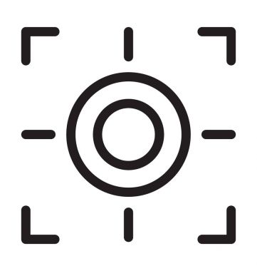 İnce artı vektör anahat simgesini