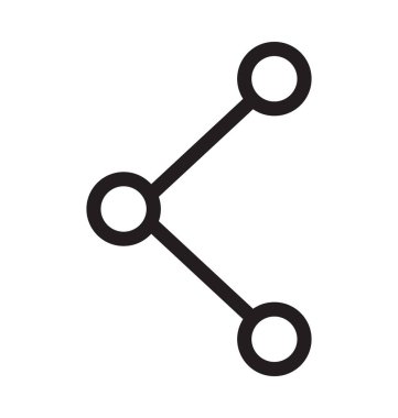 paylaşımcı satır vektörü simgesi