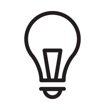 Fikir satırı vektör simgesi