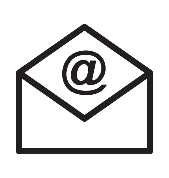 Inbox Lijn Vector Icon — Stockvector