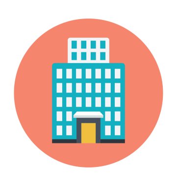 Hastane vektör çizim renkli