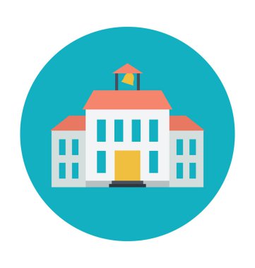 Vektör çizim Müzesi renkli