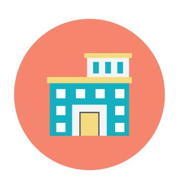 Ev renkli vektör çizim