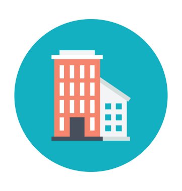 Hotel renkli vektör çizim