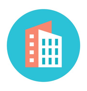 Hotel renkli vektör çizim