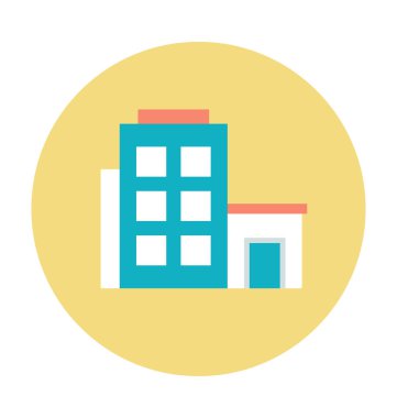 Residence vektör çizim renkli