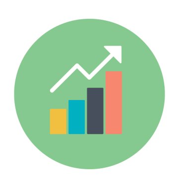 bar çizelgesi vektör simgesi 