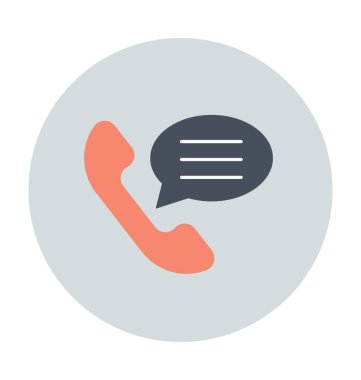 Renkli vektör simge telekomünikasyon