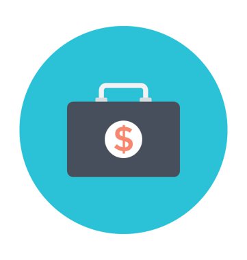 para çantası renkli vektör simgesi