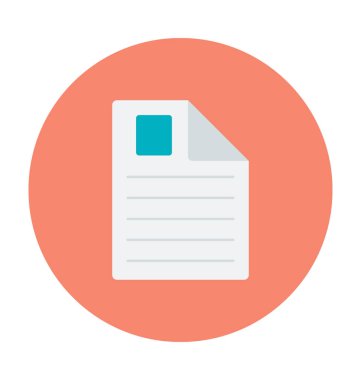 belge renkli vektör simgesi