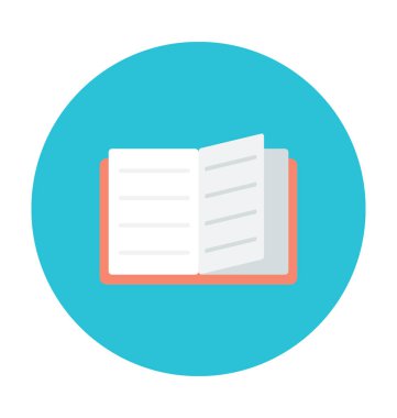 Kitap vektör simgesini aç