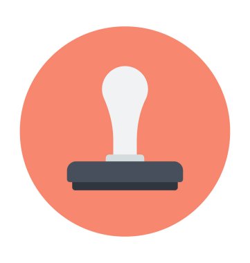 damga renkli vektör simgesi