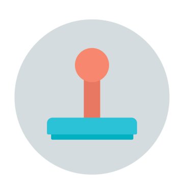 damga renkli vektör simgesi