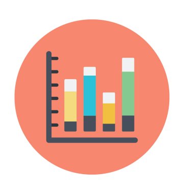 Grafik renkli vektör simgeler 
