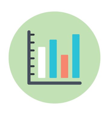 Grafik renkli vektör simgeler 