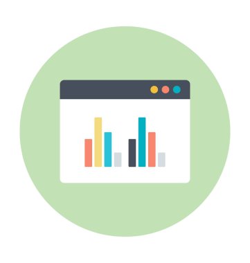 Web sitesi grafik renkli vektör simgesi