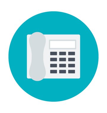 Telefon renkli vektör simgesi 