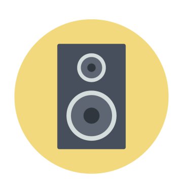 Hoparlör renkli vektör simgesi