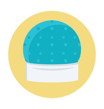 Kar renkli vektör simge