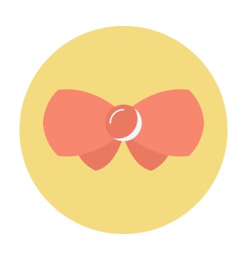 Şerit yay renkli vektör simgesi