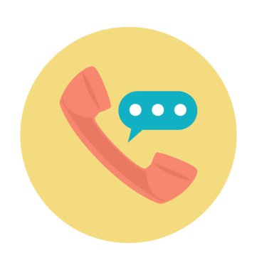 Renkli vektör simge telekomünikasyon