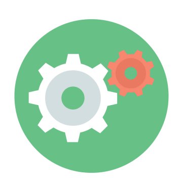 COG renkli vektör simgesi