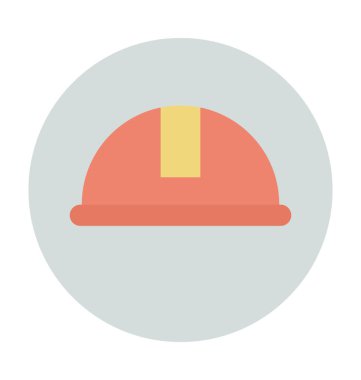 Baret renkli renkli vektör simgesi