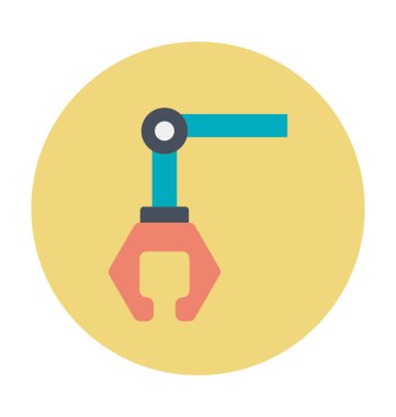 Robot el renkli renkli vektör simgesi