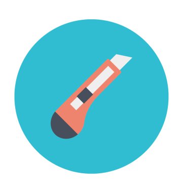 Yardımcı programı'nı kesici renkli vektör simgesi 