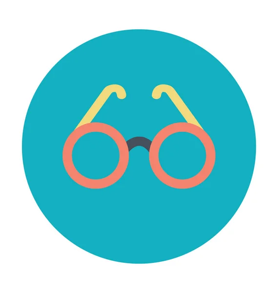 Gafas Icono Vector Color — Vector de stock