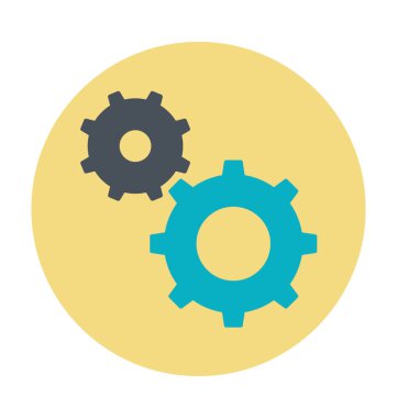 COG renkli vektör simgesi