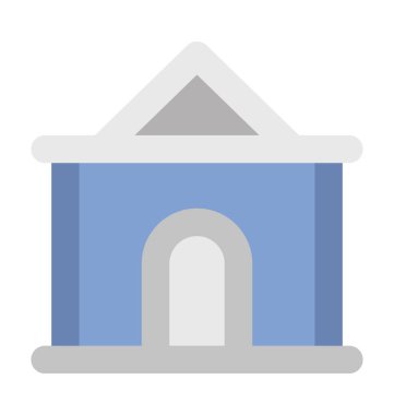 Dükkanı kalın vektör simgesi