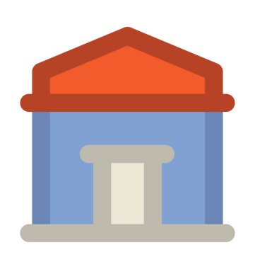 Villa kalın vektör simgesi