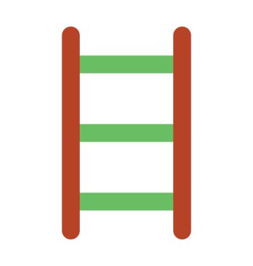 Merdiven kalın vektör simgesi