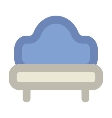 Kanepe kalın vektör simgesi