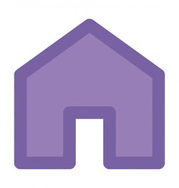 Yazlık kalın satır vektör simgesi