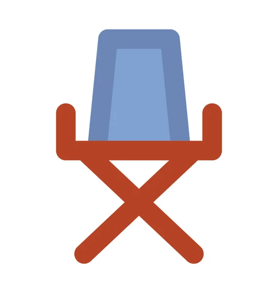 Chair Bold Line Vector Icon — Stock Vector