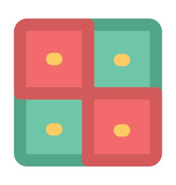 Çizgi vektör simge çekmece kalın