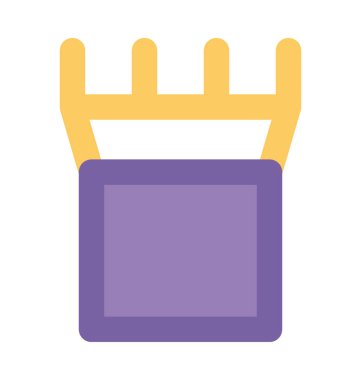 Kale kale kalın satır vektör simgesi