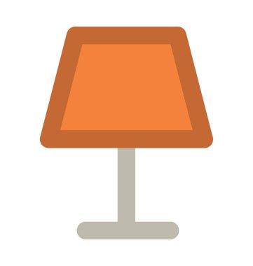 Lamba kalın satır vektör simgesi