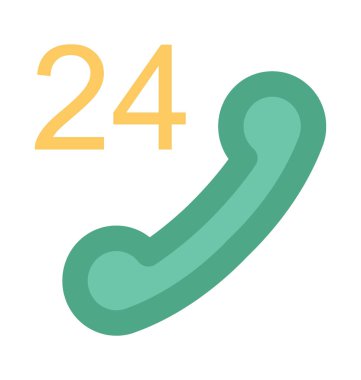 Tam hizmet kalın vektör simgesi