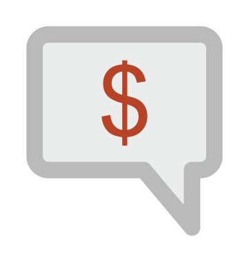 İş görüşme kalın vektör simgesi