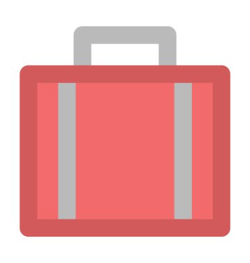 İş çanta kalın vektör simgesi