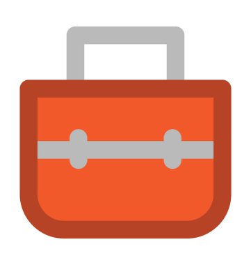 İş çanta kalın vektör simgesi