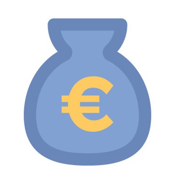 Euro çuval kalın satırı simgesi