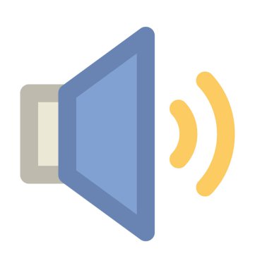 ses kalın vektör simgesi